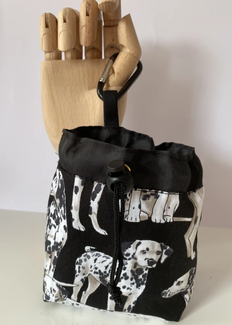 Dalmation Dog Treat Bag Front