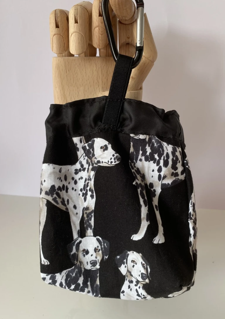 Dalmation Dog Treat Bag Back