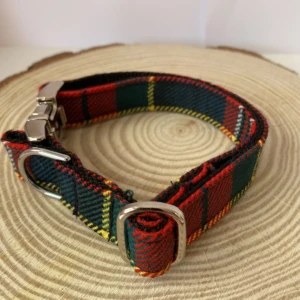 Red Tartan Medium Collar