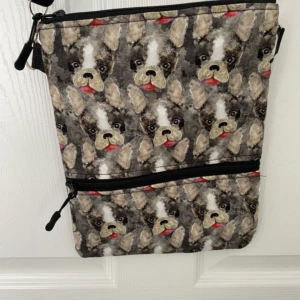 French Bulldog face Crossbody bag Front