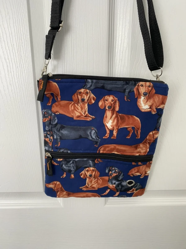 Dachshund Cross Body Bag Front