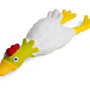 LATEX CHICKEN DOG TOY