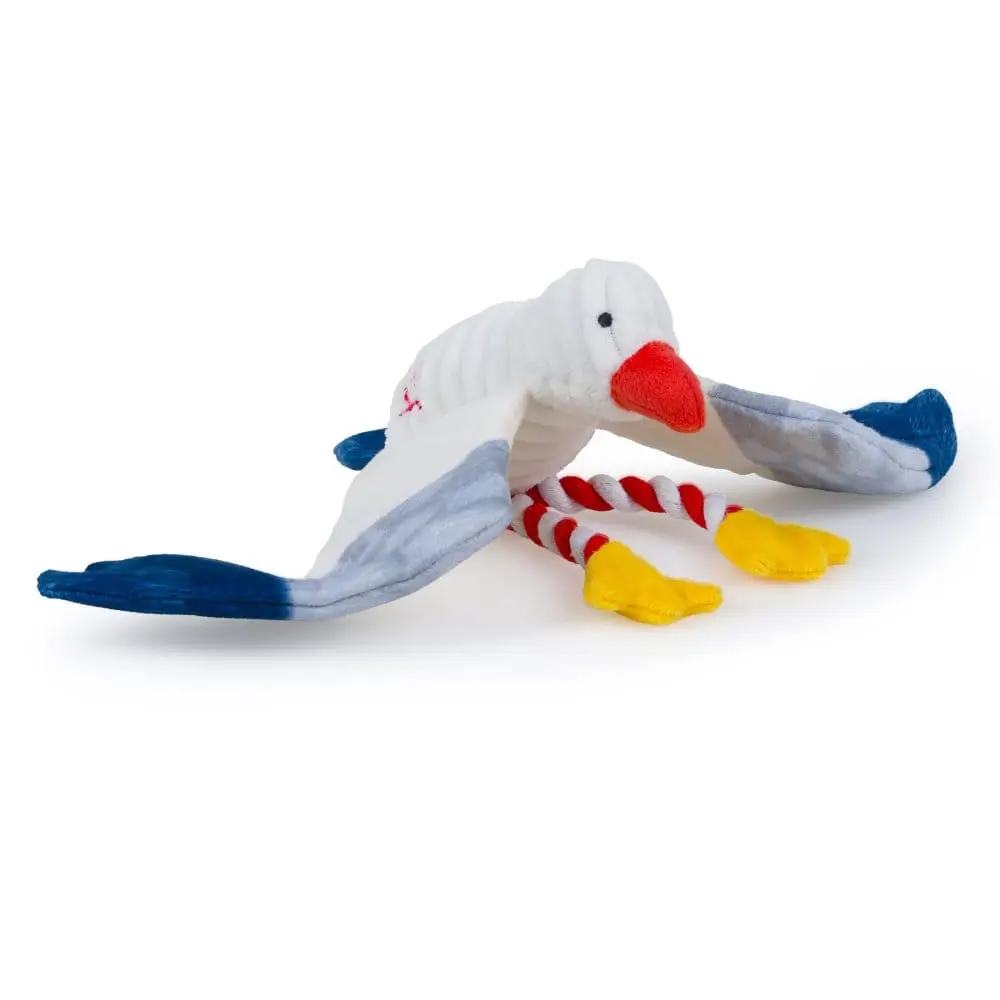SAMMI SEAGULL PLUSH DOG TOY Side View