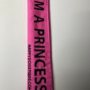 I'm a Princess dog warning sleeve in pink
