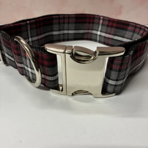 Grey Tartan XL CollarFront