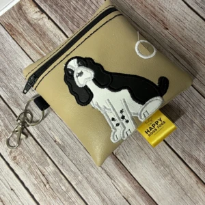 Springer spaniel dog poo bag dispenser